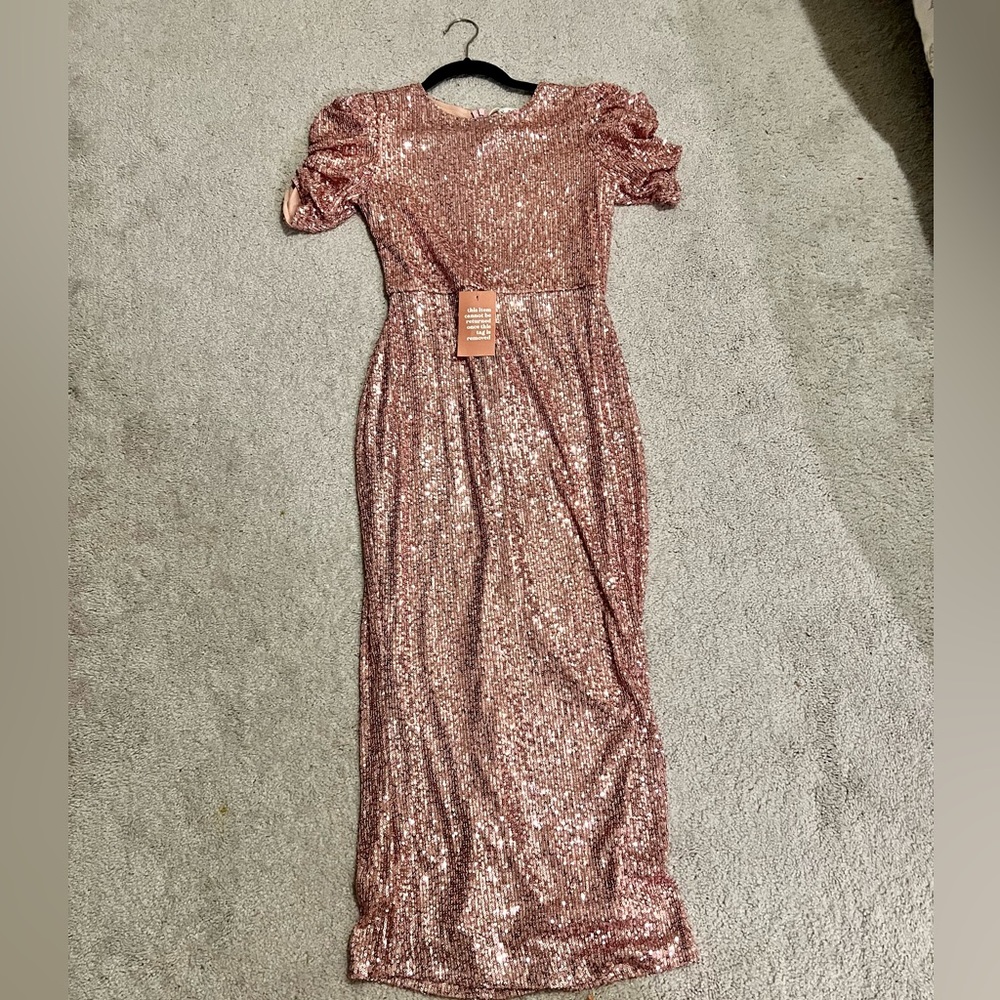 Ivy City Co “Starling” Dress in Pink!